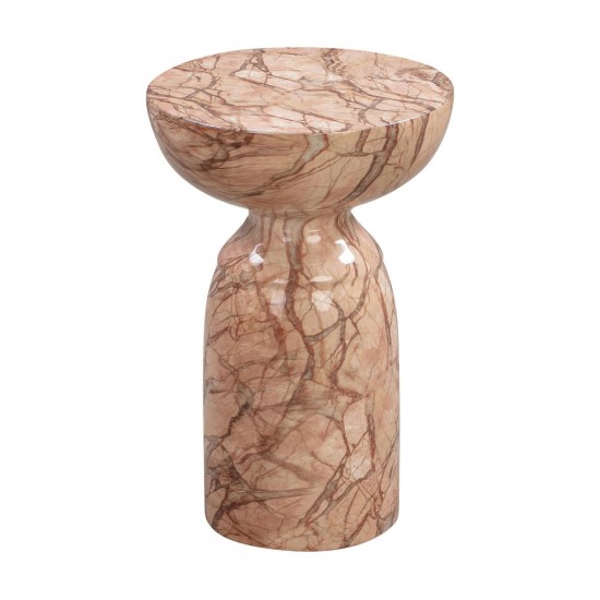 TOV Furniture Rue Sunset Marble Side Table