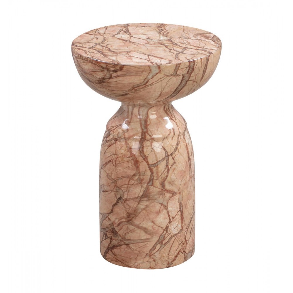 TOV Furniture Rue Sunset Marble Side Table