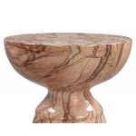 TOV Furniture Rue Sunset Marble Side Table