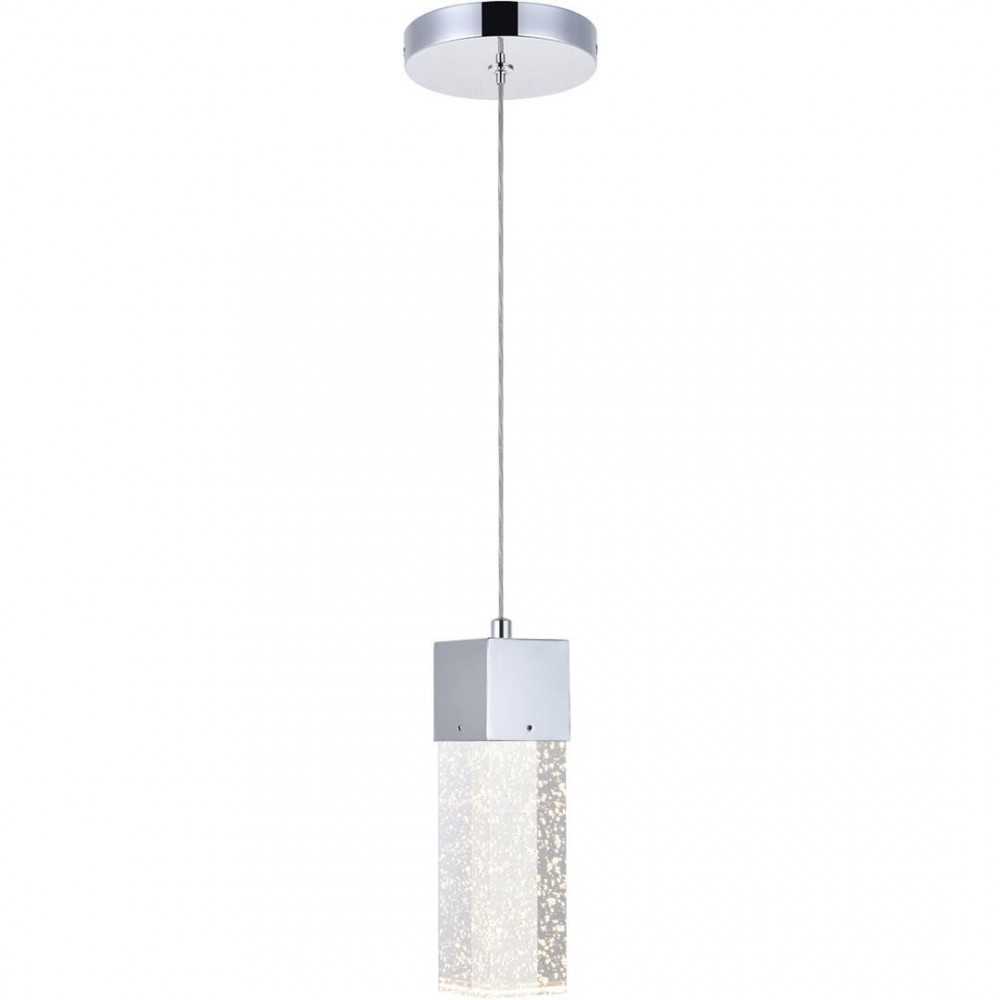 Elegant Lighting Novastella 1 Light Chrome Led Pendant Elegant Lighting Novastella 1 Light Chrome Led Pendant