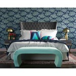 TOV Furniture Sassy Grey Velvet Queen Bed