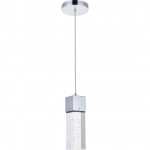 Elegant Lighting Novastella 1 Light Chrome Led Pendant