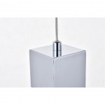 Elegant Lighting Novastella 1 Light Chrome Led Pendant
