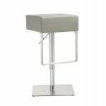 TOV Furniture Seville Light Grey Adjustable Barstool