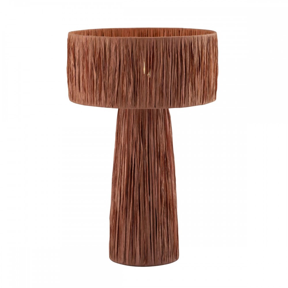 TOV Furniture Shelby Rafia Brick Table Lamp