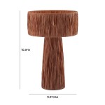 TOV Furniture Shelby Rafia Brick Table Lamp