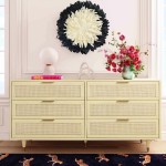 TOV Furniture Sierra Buttermilk 6 Drawer Dresser