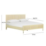 TOV Furniture Sierra Buttermilk Bed in King