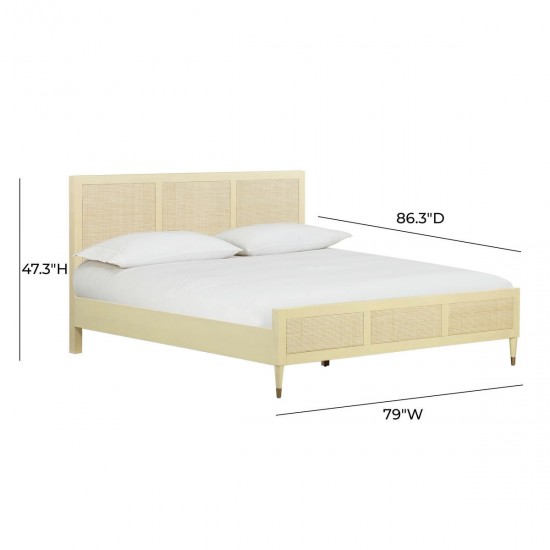 TOV Furniture Sierra Buttermilk Bed in King