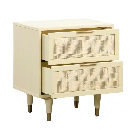 TOV Furniture Sierra Buttermilk Nightstand