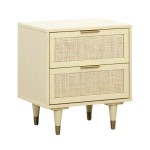 TOV Furniture Sierra Buttermilk Nightstand