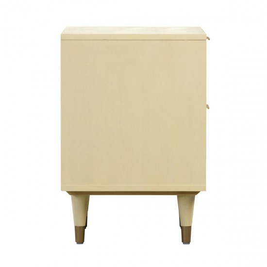 TOV Furniture Sierra Buttermilk Nightstand