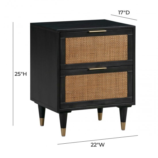 TOV Furniture Sierra Noir Nightstand