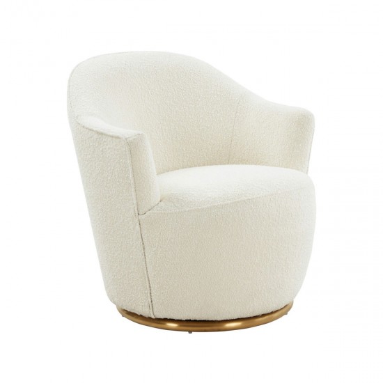 TOV Furniture Skyla Boucle Swivel Chair