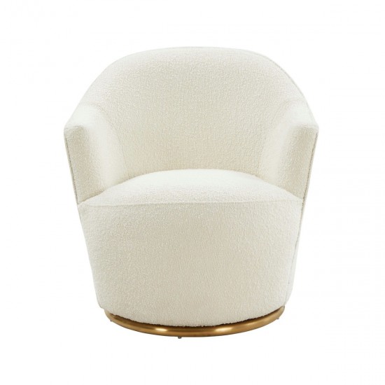 TOV Furniture Skyla Boucle Swivel Chair