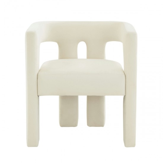 TOV Furniture Sloane Cream Velvet Chair