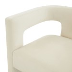 TOV Furniture Sloane Cream Velvet Chair