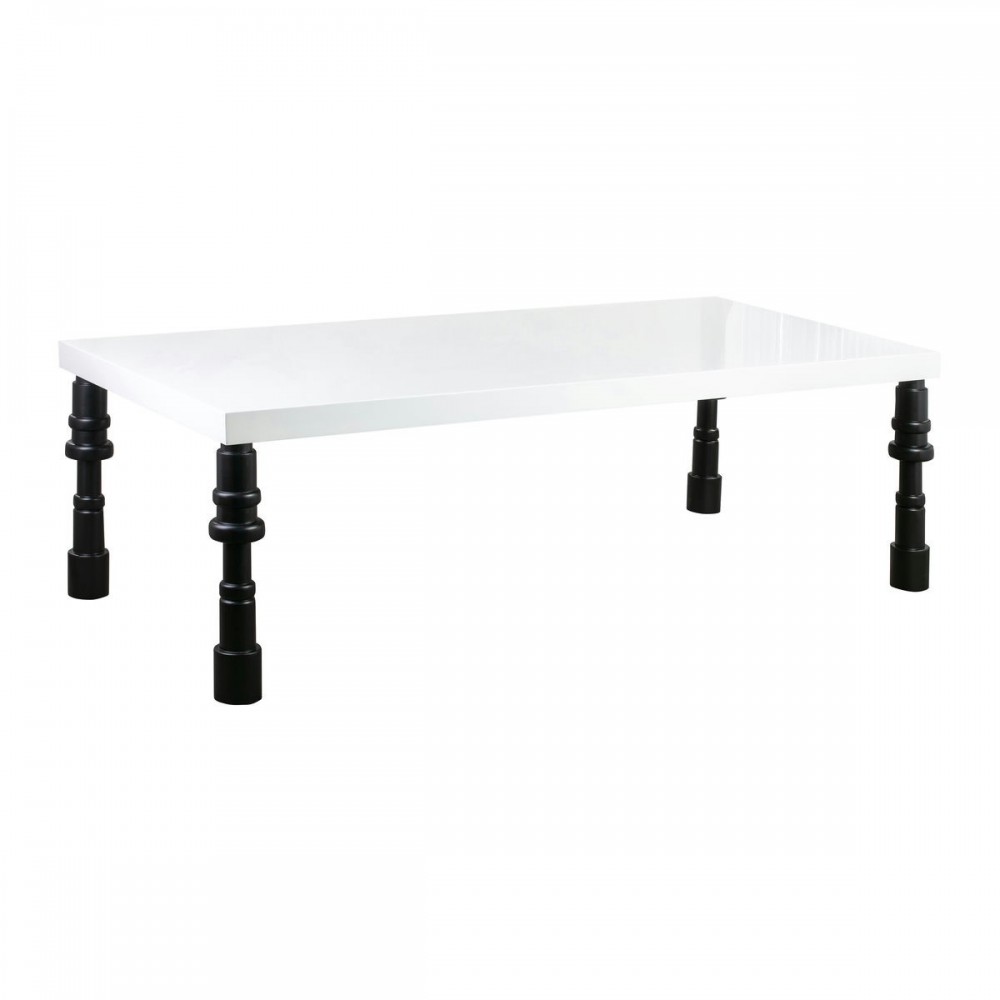 TOV Furniture Spindle Gloss Lacquer Dining Table TOV Furniture Spindle Gloss Lacquer Dining Table