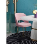 TOV Furniture Swell Blush Velvet Chair