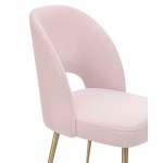 TOV Furniture Swell Blush Velvet Chair