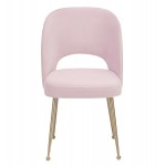 TOV Furniture Swell Blush Velvet Chair