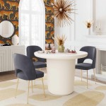 TOV Furniture Swell Cognac Velvet Chair