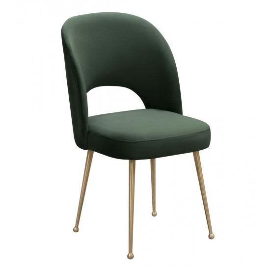 TOV Furniture Swell Forest Green Velvet Chair