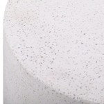 TOV Furniture Terrazzo Light Speckled Side Table