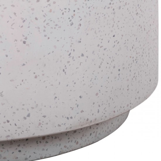 TOV Furniture Terrazzo Light Speckled Side Table