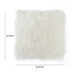 TOV Furniture Tibetan Sheep Pillow