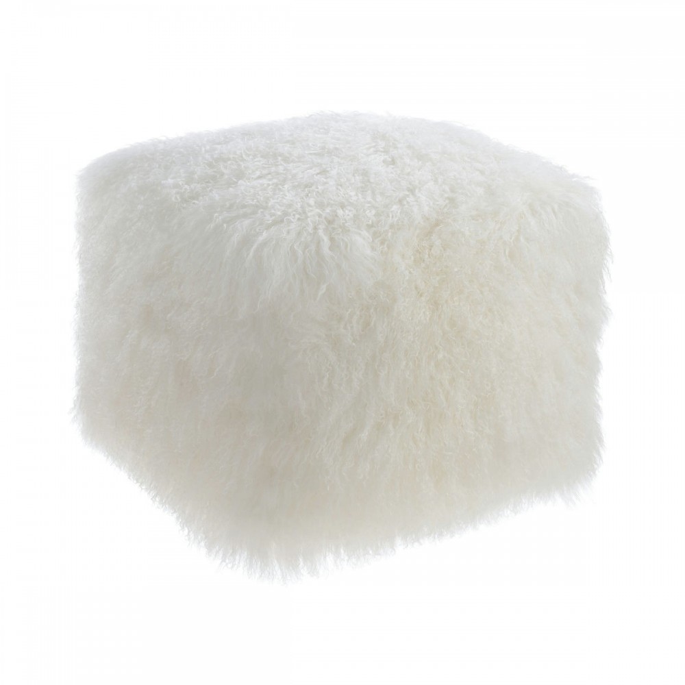 TOV Furniture Tibetan Sheep Pouf