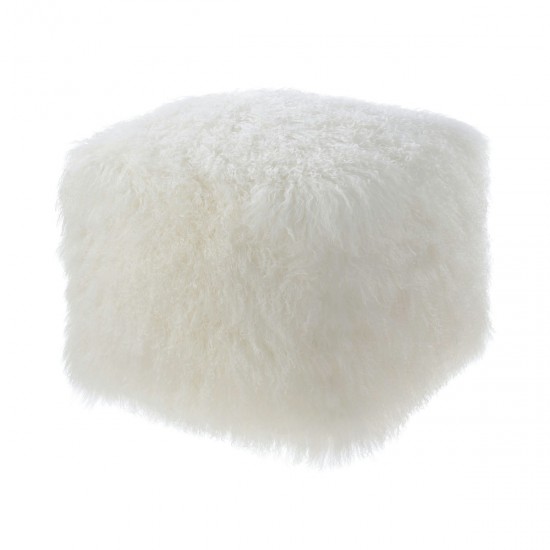 TOV Furniture Tibetan Sheep Pouf