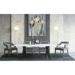 TOV Furniture Tiffany Grey Velvet Chair