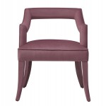 TOV Furniture Tiffany Pink Slub Velvet Chair
