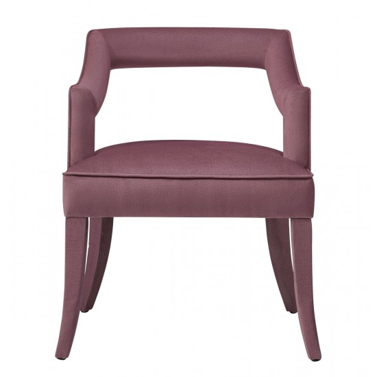 TOV Furniture Tiffany Pink Slub Velvet Chair
