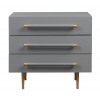 TOV Furniture Trident Grey Nightstand