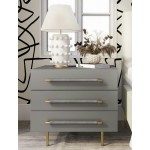 TOV Furniture Trident Grey Nightstand