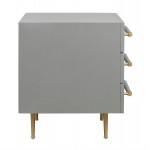 TOV Furniture Trident Grey Nightstand