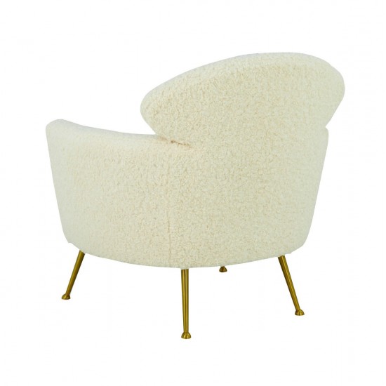 TOV Furniture Welsh Faux Shearling Chair