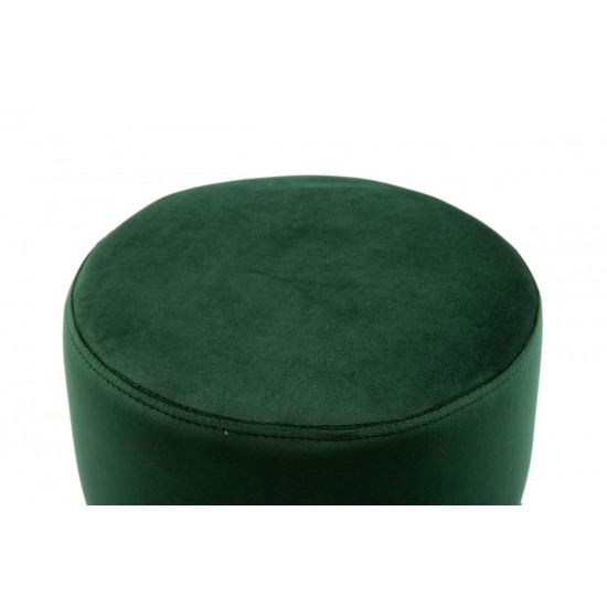 TOV Furniture Yamma Forest Green Velvet Ottoman