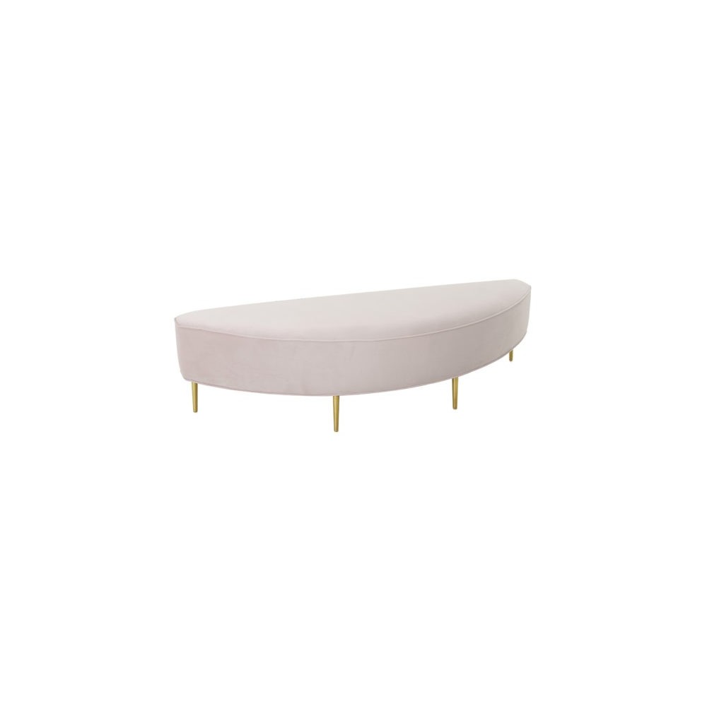 TOV Furniture Bianca Blush Velvet Full Bench