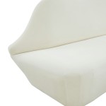 TOV Furniture Lips Cream Velvet Settee