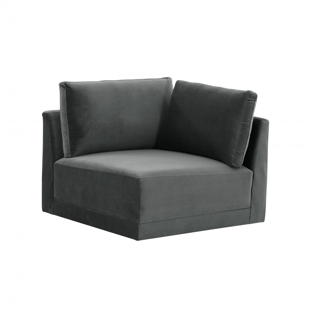 TOV Furniture Willow Charcoal Corner Chair