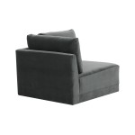 TOV Furniture Willow Charcoal Corner Chair