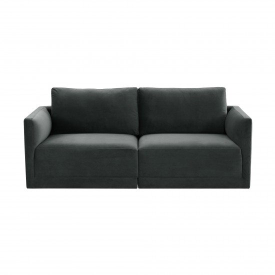 TOV Furniture Willow Charcoal Modular Loveseat