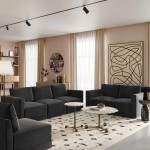 TOV Furniture Willow Charcoal Modular Sofa