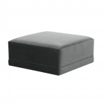 TOV Furniture Willow Charcoal Ottoman