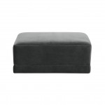 TOV Furniture Willow Charcoal Ottoman