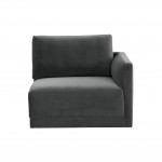 TOV Furniture Willow Charcoal RAF Corner Chair