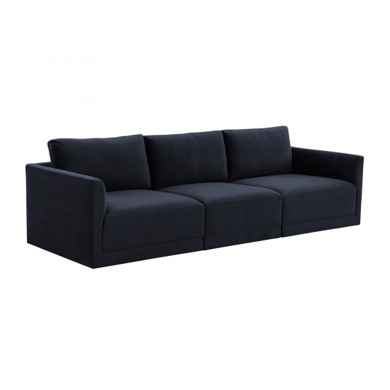 TOV Furniture Willow Navy Modular Sofa